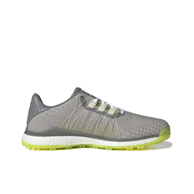 Adidas Tour360 XT-SL Spikeless Textile Durable Breathable Low-Top Golf Shoes Men's Gray Yellow-1