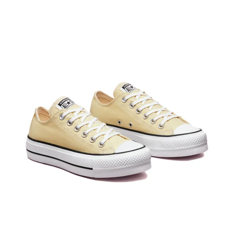 Converse Women's Chuck Taylor All Star Lift Platform Low 'Seasonal Color Lemon Drop' Women's-2