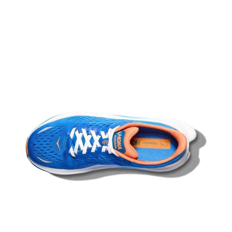 HOKA ONE ONE Kawana Cushioning, Slip Resistant, And Abrasion Resistant Low Top Running Shoes Men's Blue-3