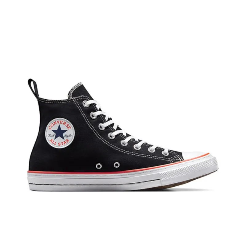 Converse Chuck Taylor All Star High Crafted Stitch Shoes 'Black White'-1