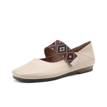 OCCAMAN Women's Casual Shoes Women's Low Top Coffee/Apricot