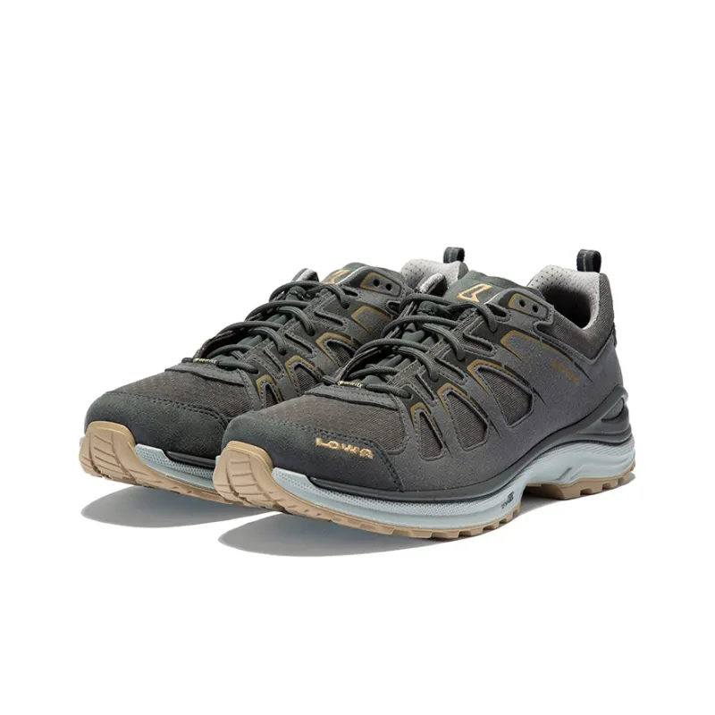 Lowa EVO GTX Low Top Outdoor Shoes Men's Bronze Gray-2