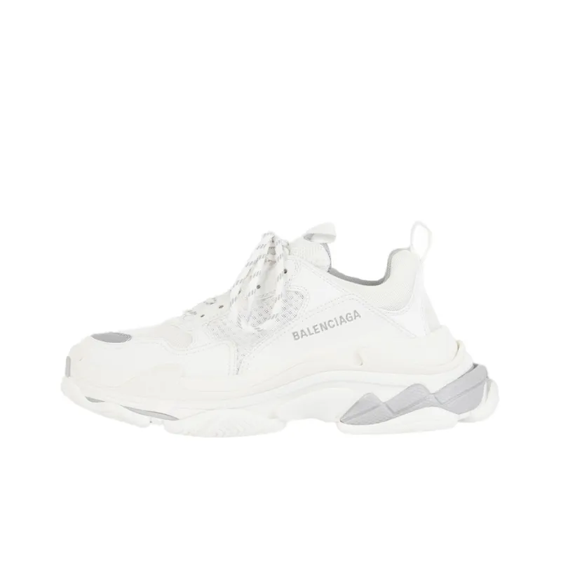 Balenciaga Triple S White Grey Women's-0