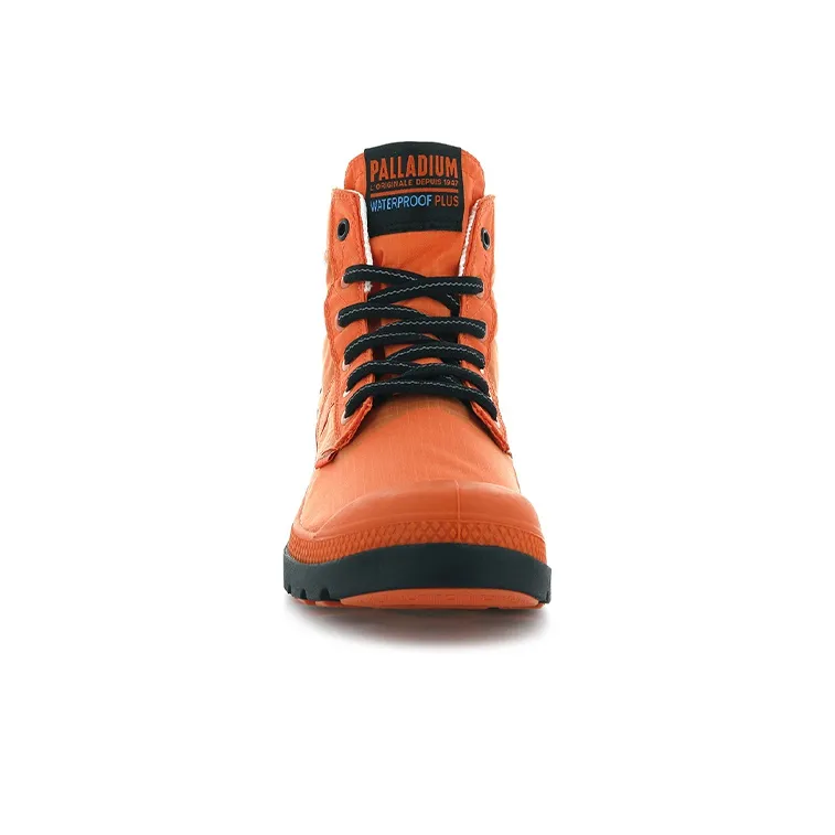 Palladium Pampa Lite Vapor Wp Anti-Slip And Wear-Resistant Breathable High-Top Canvas Shoes Unisex Orange-3