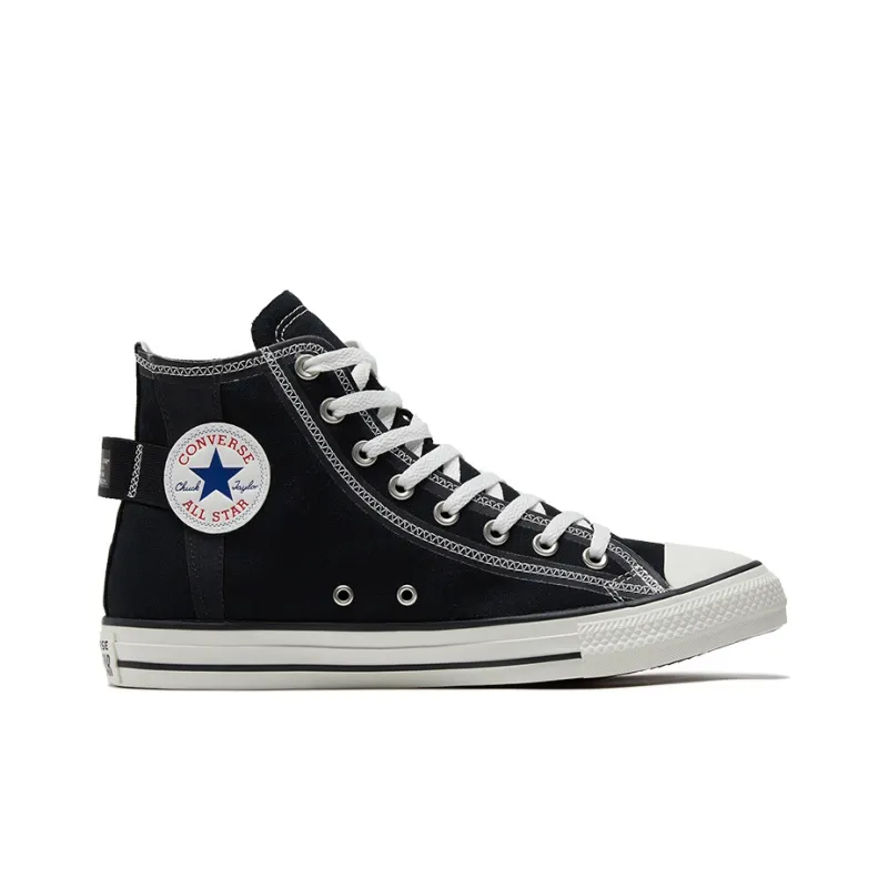 Converse Chuck Taylor All Star High 'Logo Tag Black'-1