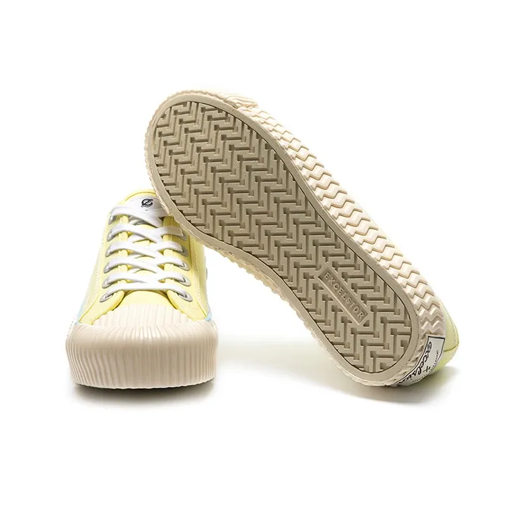 Excelsior Canvas Shoes Women's Low Top Lemon-4