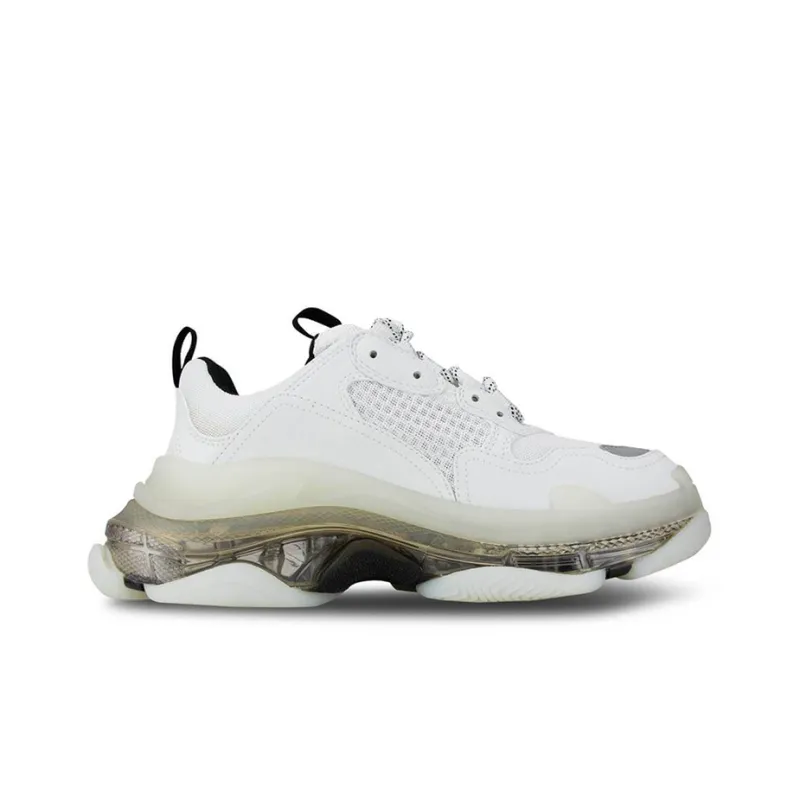 Balenciaga Triple S Sneaker 'Clear Sole White Grey' Women's-1