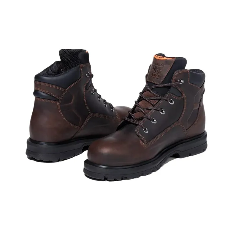 Timberland Add Pine Lanying Magnus 6 Wear-Resistant Crew Outdoor Boots Men's Dark Brown-3