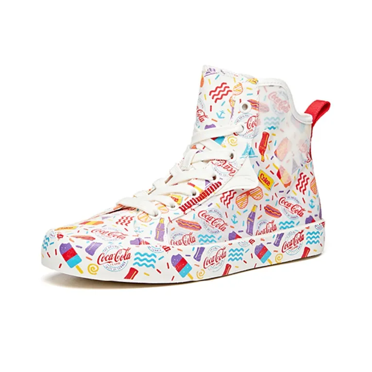 ANTA X Coca Cola Canvas 'White Multi Color' Women's-1