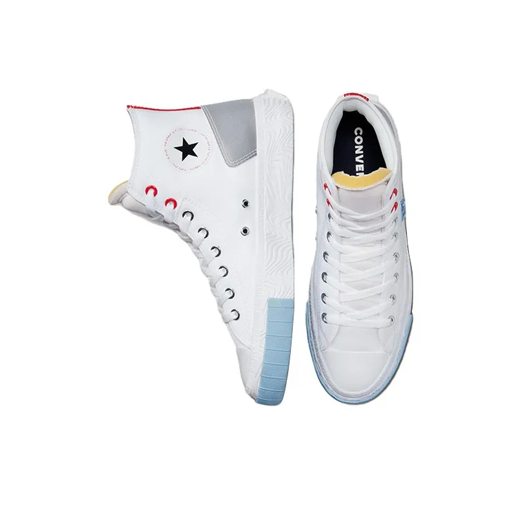 Chuck Taylor All Star Converse High 'Reflective Shine White Light Armory Blue'-2