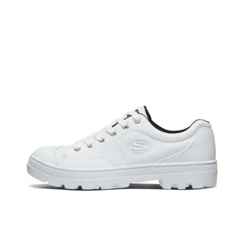 Skechers Roadies Low Top Canvas Sneakers White Women's