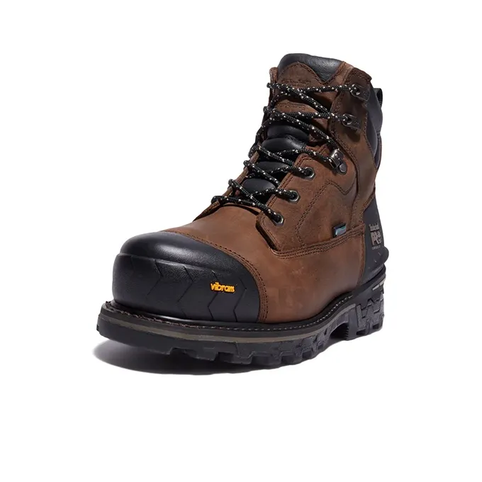 Timberland Boondock Outdoor Boots Men Mid-Top Black/Brown-2
