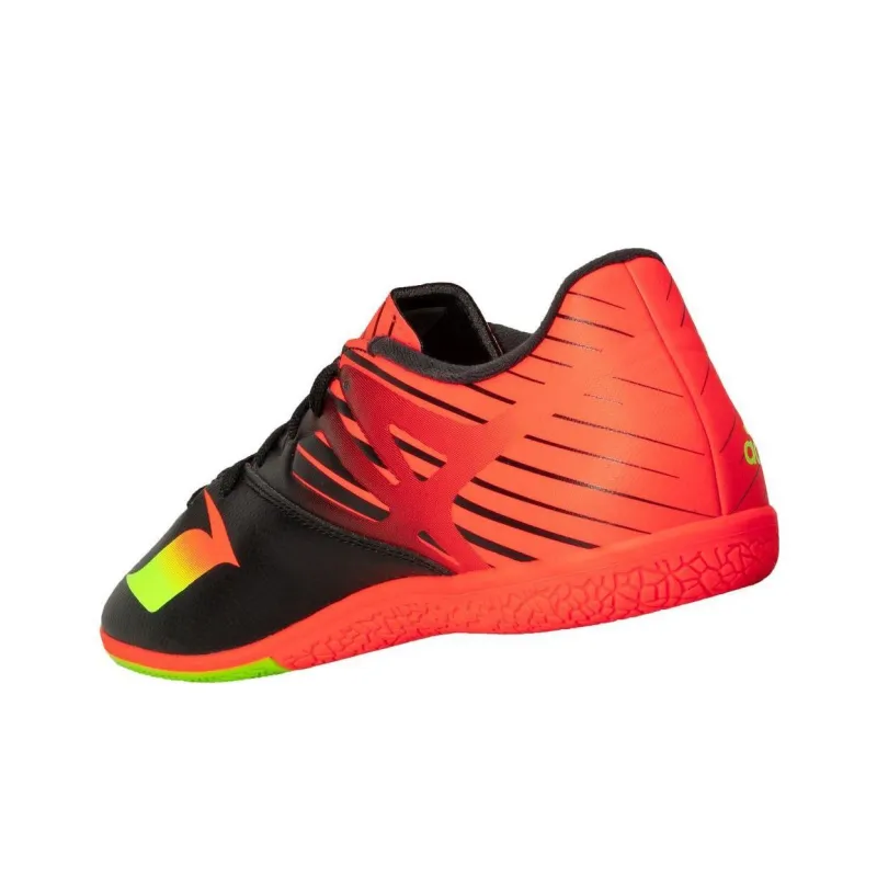 Adidas Messi Anti Slip Wear Resistant Low Top Running Shoes Men's Black Red-3