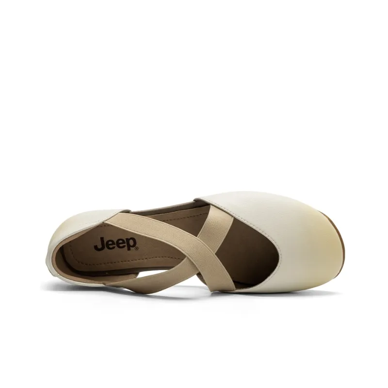 Jeep Women's Casual Shoes Women's Low Top Ecru-3