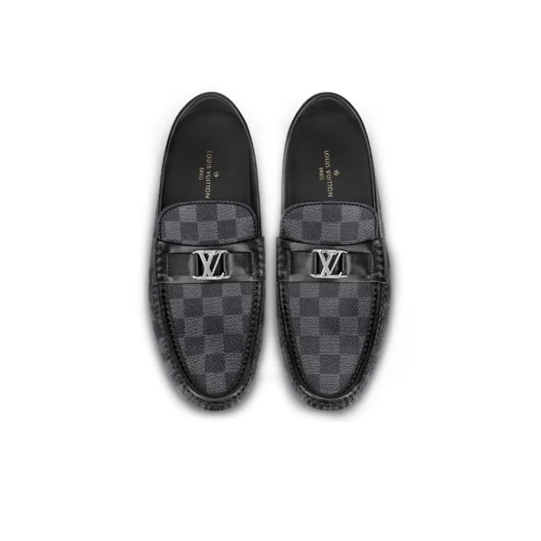 LOUIS VUITTON Hockenheim Casual Shoes Men's Black-4