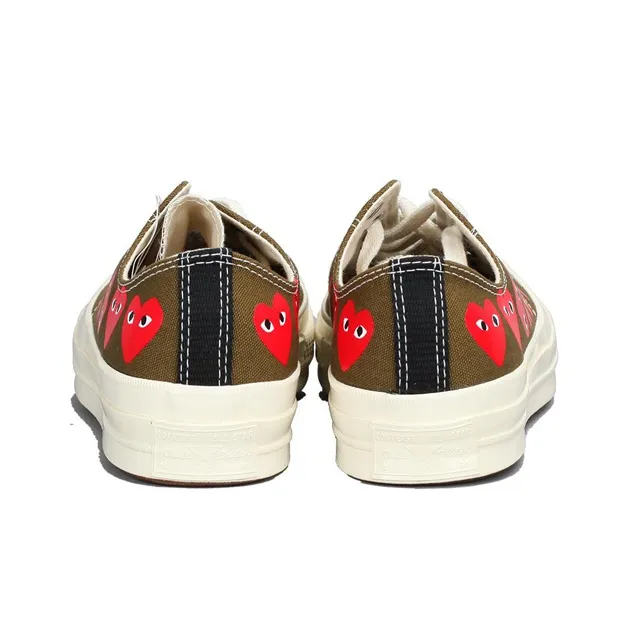 Converse Chuck Taylor All Star 70 Ox Comme Des Garcons Multi Heart Green-3
