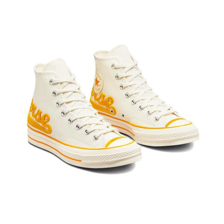 Converse Chuck 70 High Classic White Orange-2