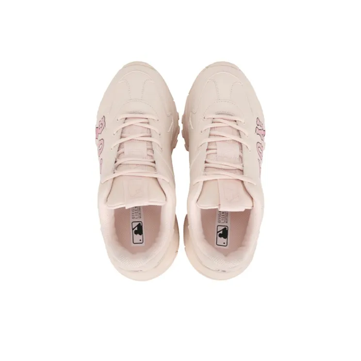 MLB Big Ball Chunky P Boston Anti Slip Wear Resistant Low Top Chunky Sneakers Unisex Pink-2