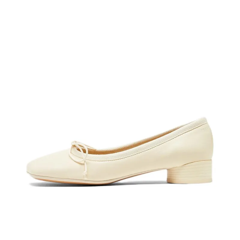 MM6 Maison Margiela Décolleté Casual Single Shoes Women's White-0
