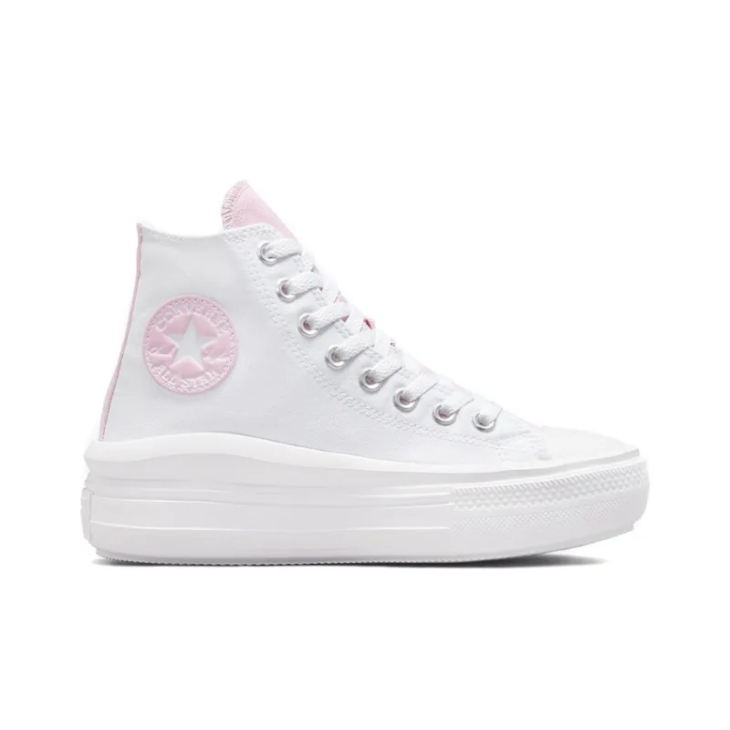 Converse Women's Chuck Taylor All Star Move High 'Hybrid Floral White Pink Foam' Women's-1