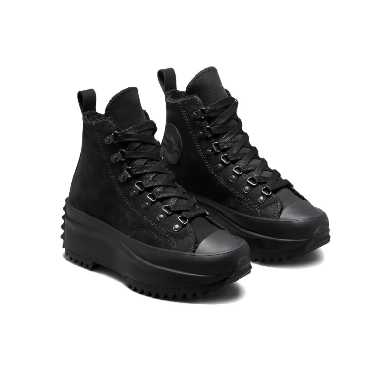 Converse Run Star Hike High 'Triple Black Sherpa'-2