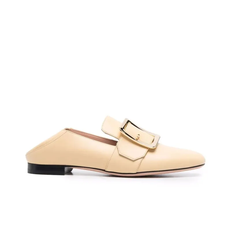 BALLY Leather Buckled Pumps-1