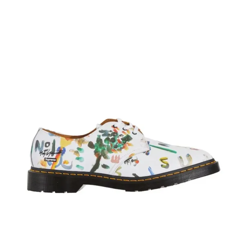 Dr.Martens 1461 3 Eye Supreme Yohji Yamamoto 'White'-1