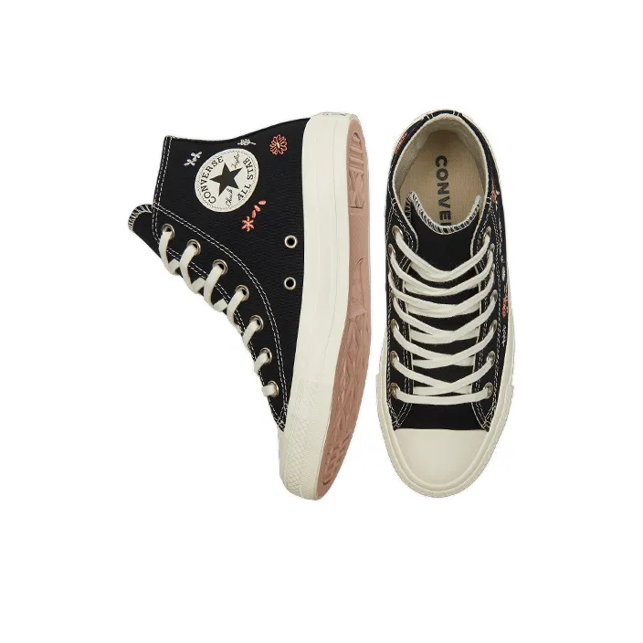 Converse Women's Chuck Taylor All Star High 'Embroidered Floral Black' Women's-3