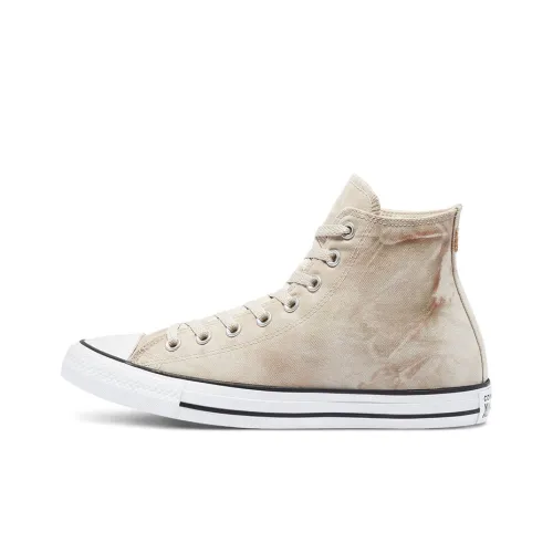 Converse Chuck Taylor All Star Canvas Shoes Unisex High-Top Beige White/Brown