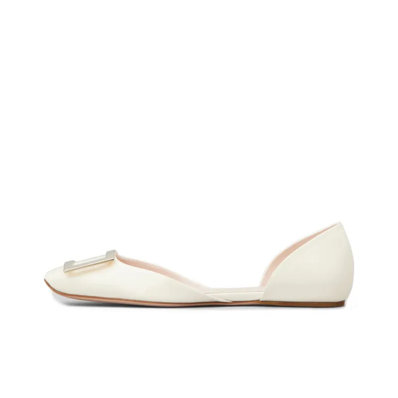 Roger Vivier Trompette Dorsay Women's Casual Shoes Women's White-0