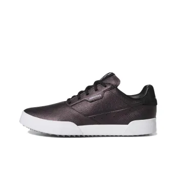Adidas Adicross Retro Spikeless Golf Shoes 'Core Black Magic Lilac Cloud White' Women's
