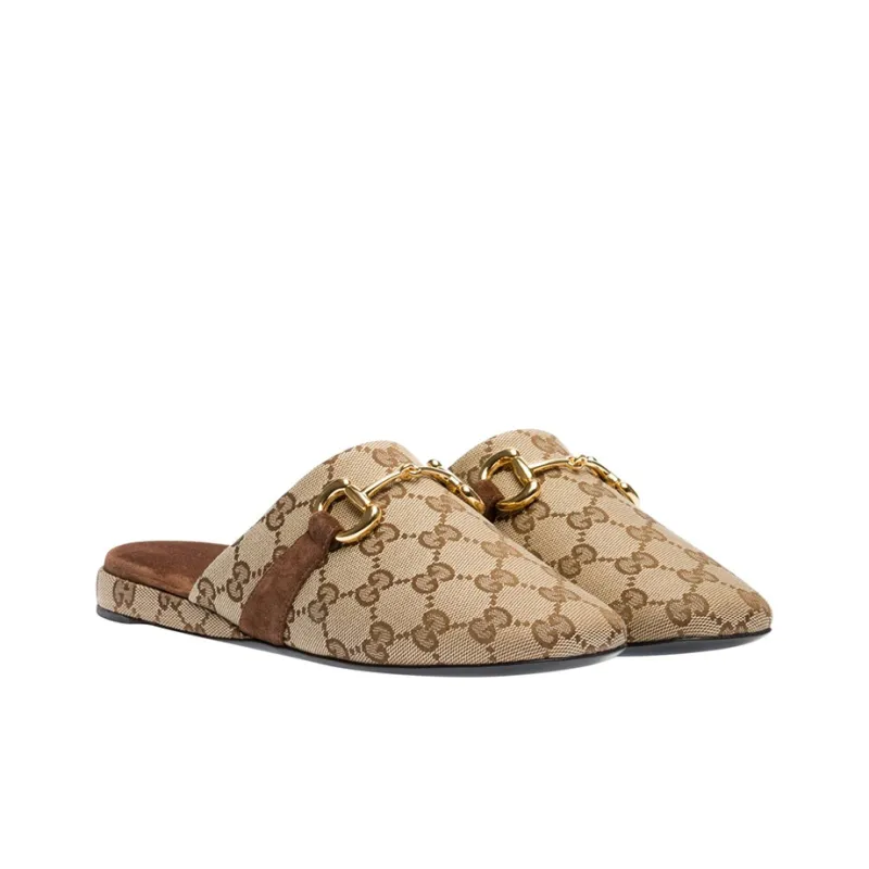 GUCCI Odor Resistant Closed Toe Slippers Women's Monogram Color-2
