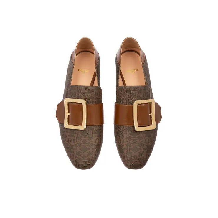 BALLY Janelle Monogram Loafers Women's-3