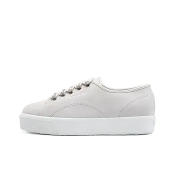 SUPERGA Slip Resistant, Abrasion Resistant, Thermal, Height Increasing Low Top Canvas Shoes Women's Gray
