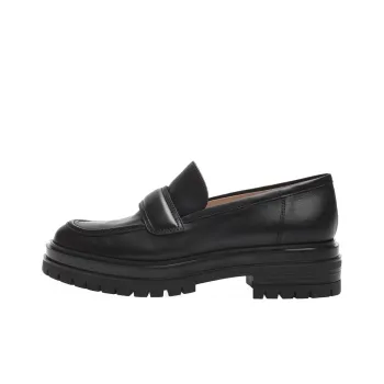 GIANVITO ROSSI Argo Leather Loafers