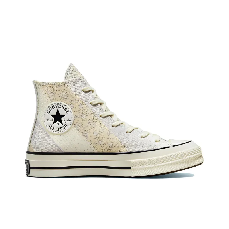 Converse Women's Chuck 70 High 'Embroidered Floral Pale Putty' Women's-1