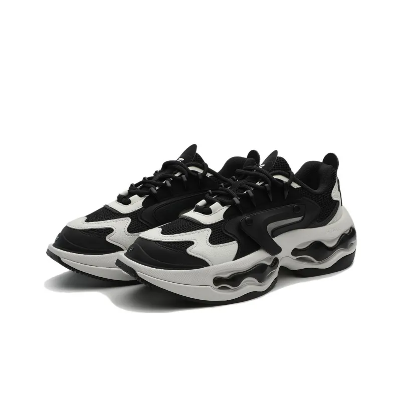 FILA FUSION Nebula Sneakers 'Black White' Women's-2