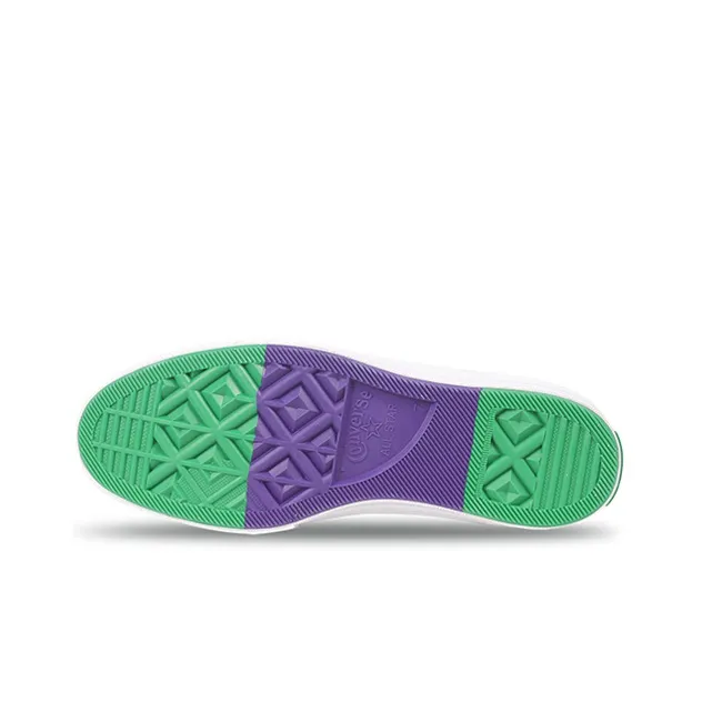 Converse One Star Anti-Slip Wear-Resistant Low-Top Canvas Shoes Unisex Gray Purple-4