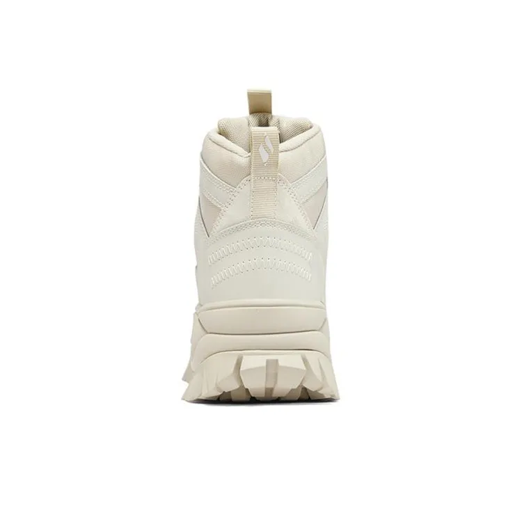 Skechers Street Blo Cushioning Anti Slip And Wear Resistant Height Increasing High Top Chunky Sneakers Women's Ivory-3