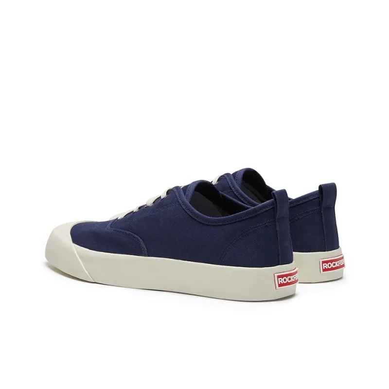 Rockfish Canvas Shoes Women's Low Top Marine Blue/Ecru-3
