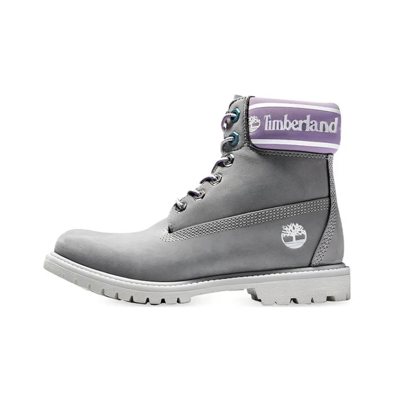 Timberland 6 Inch Premium Waterproof Boots 'Medium Grey Nubuck' Women's-0
