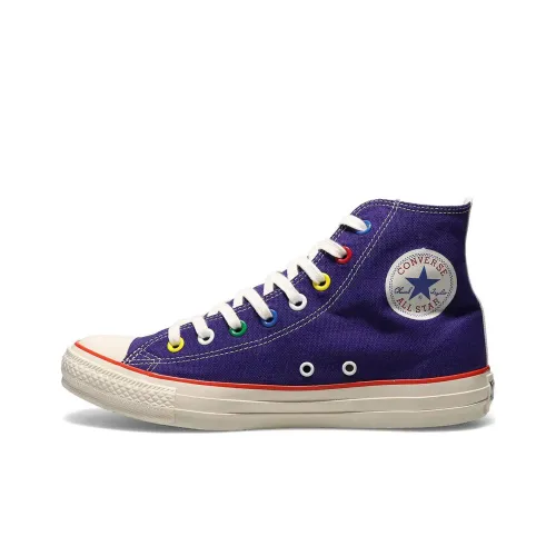 Converse Chuck Taylor All Star Canvas Shoes Unisex High-Top Purple/Colorful