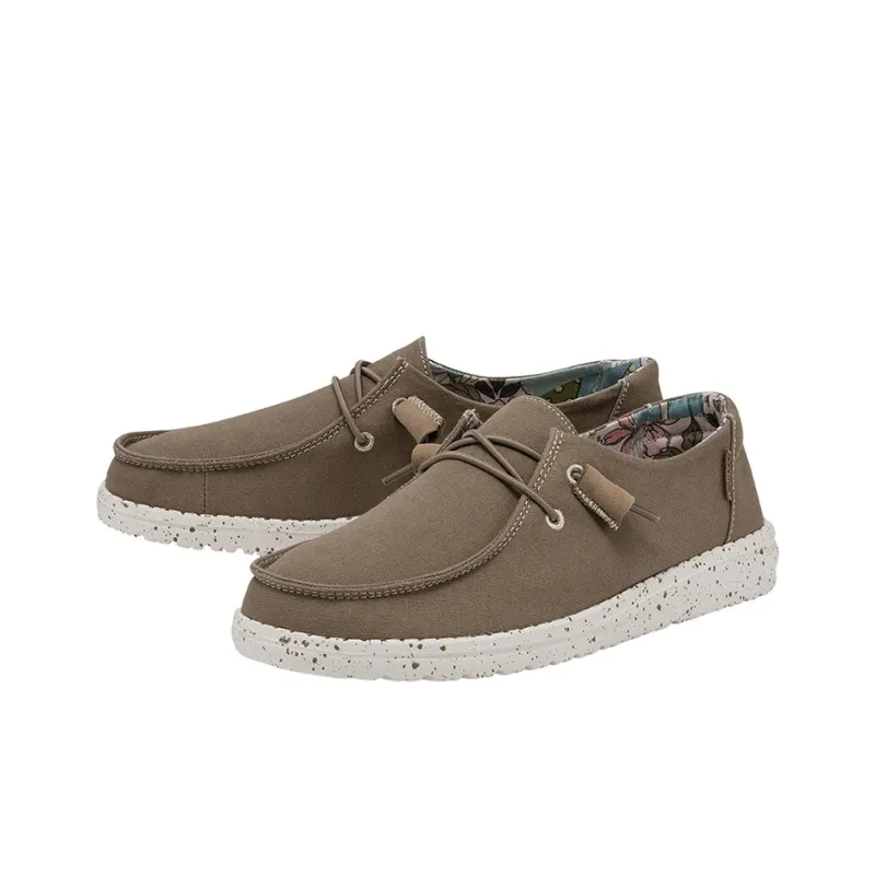 Heydude Canvas Shoes Women's Low Top Timber-1