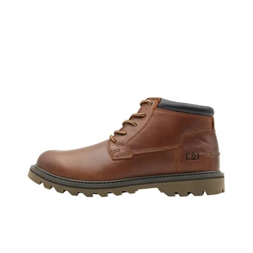 CAT Outdoor Boots Men Brown Red