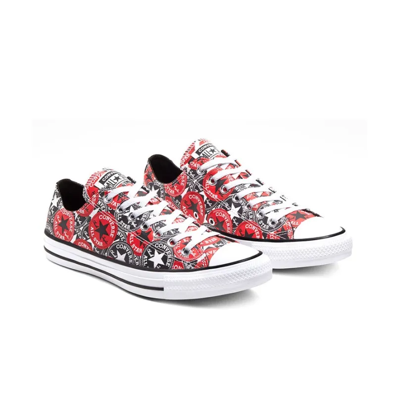 Converse Chuck Taylor All Star Low 'Allover Mix Logo Play'-2
