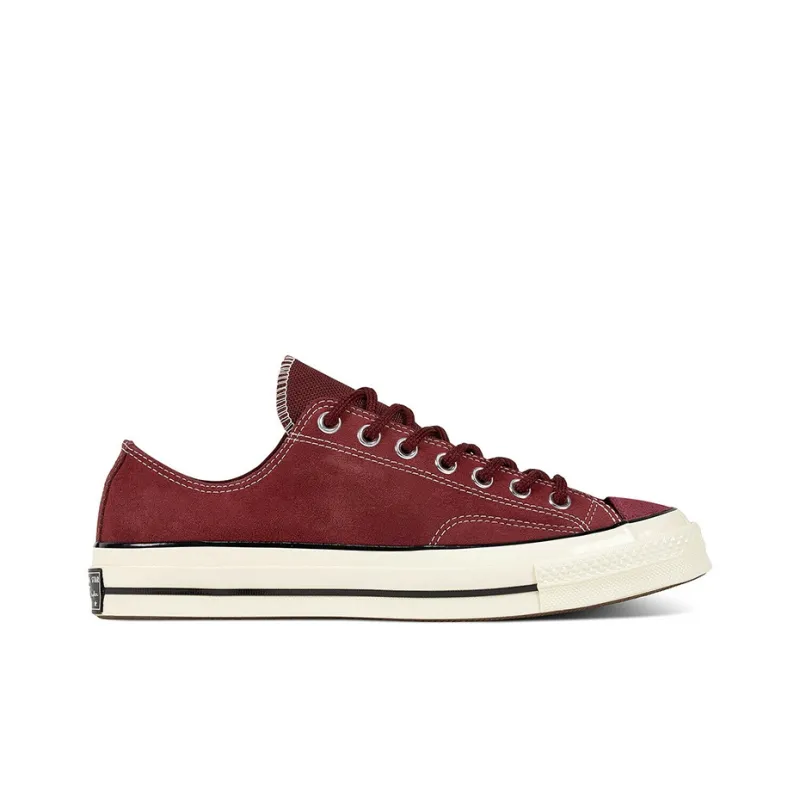 Converse 1970s Anti Slip Wear Resistant Low Top Canvas Shoes Unisex Burgundy-1