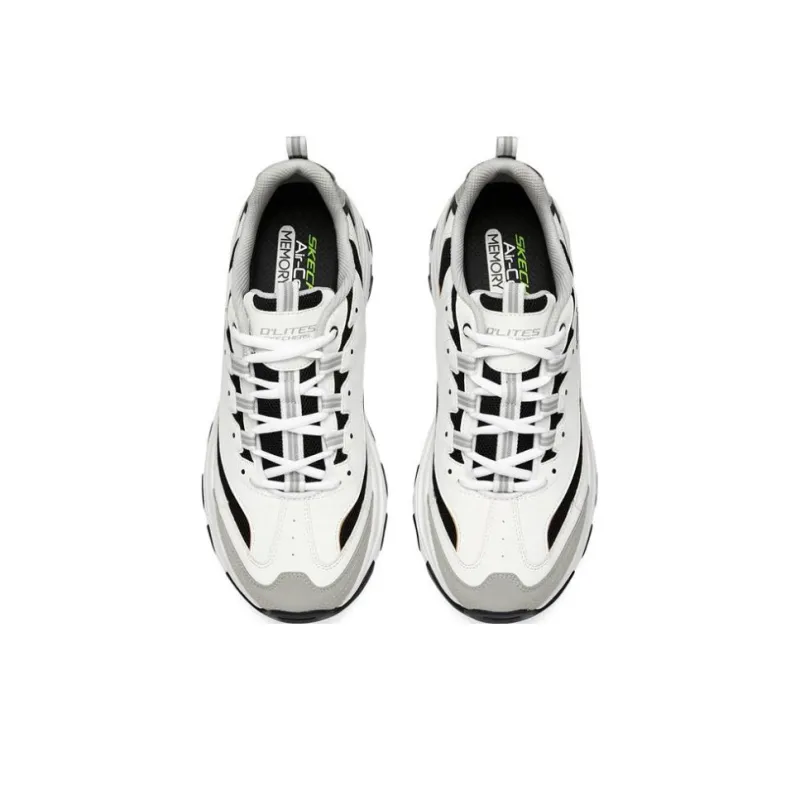 Skechers Dlites 1.0 'Black White Grey'-4