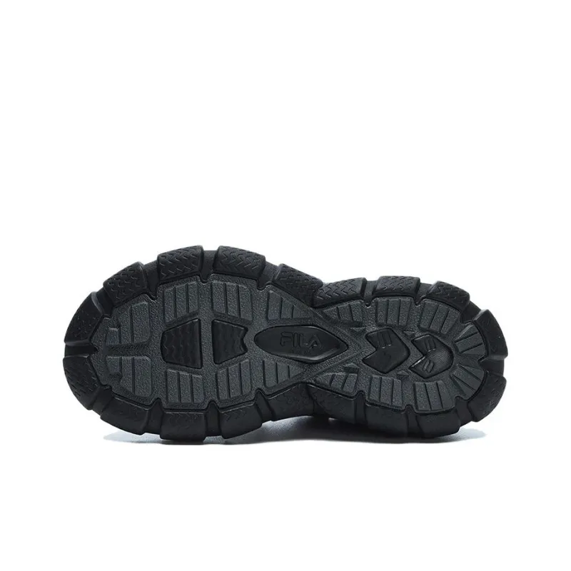 FILA BOLLA Bolla Anti Slip Wear Resistant Low Top Chunky Sneakers Women's Black Purple-4