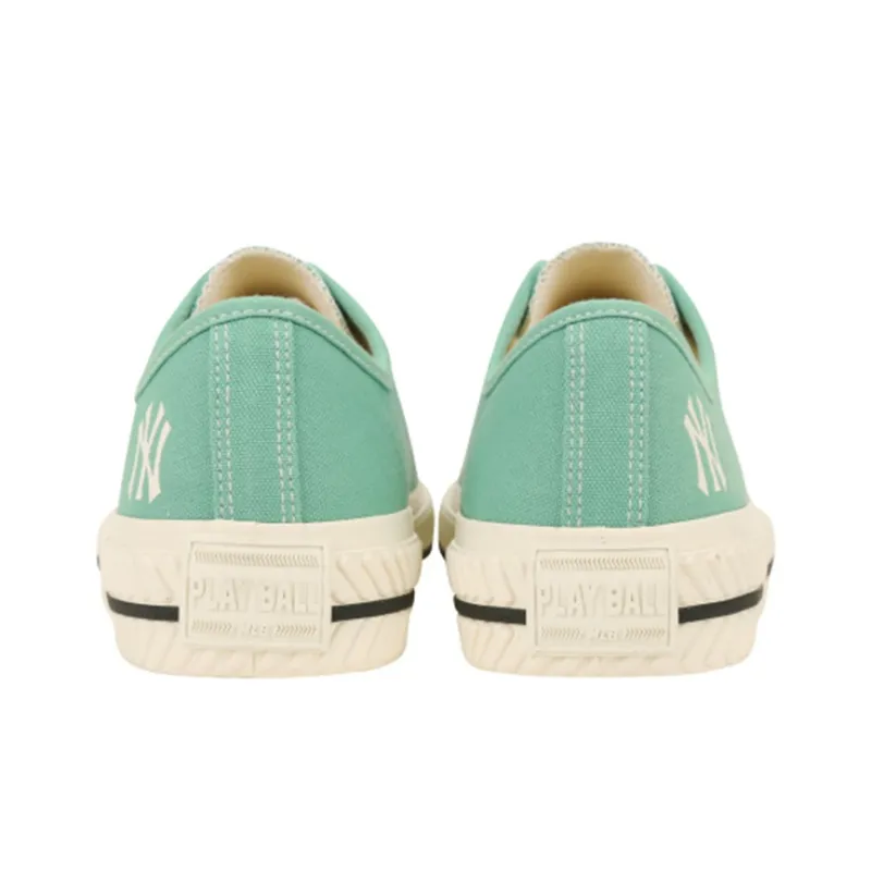 MLB Playball Anti Slip Wear Resistant Low Top Canvas Shoes Unisex Green-4
