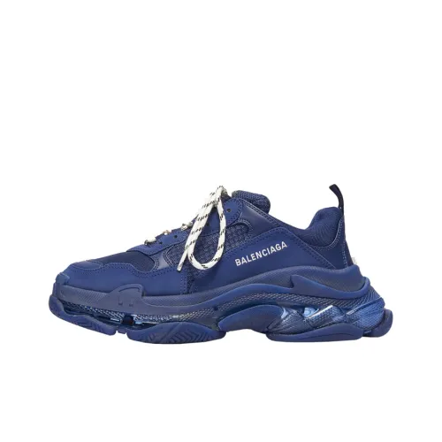 Balenciaga Triple S Clear Sole Navy